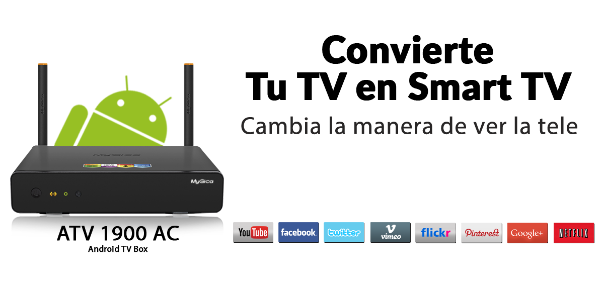 Mygica ATV, Convierte tu TV en Smart TV